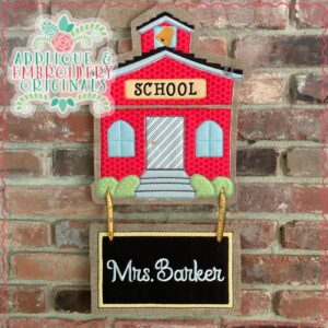 1885 School House Door Hanger Design