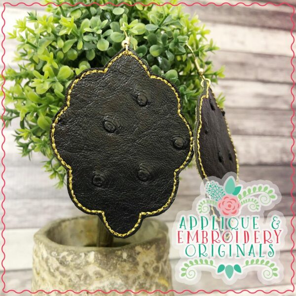 2040 Emily Scallop Earrings Design - Image 2