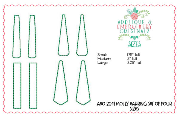2041 Molly Earring Set Design - Image 5