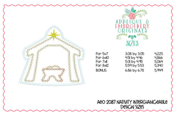 2087 Nativity Interchangeable Tab Design - Image 4