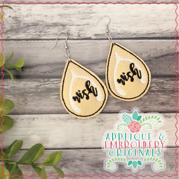 2099 Wishbone Earrings In-The-Hoop Design - Image 2