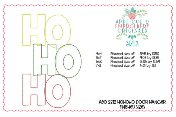 2212 HOHOHO Door Hanger Design - Image 2