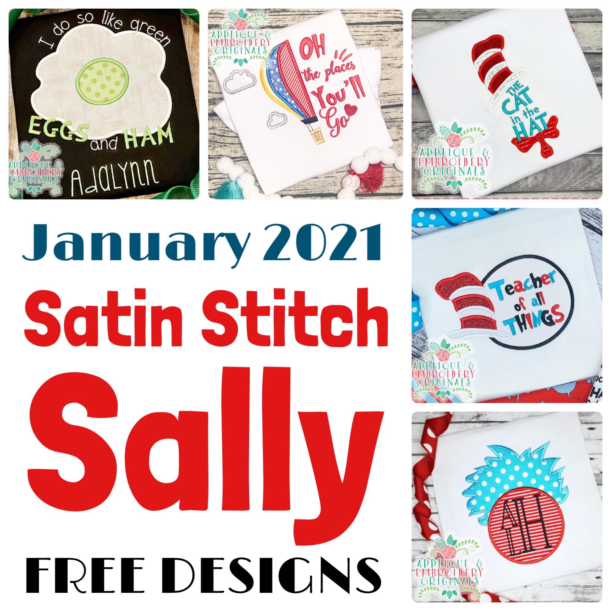 Embroidery kit 'Satin stitch' - Daphne's Diary