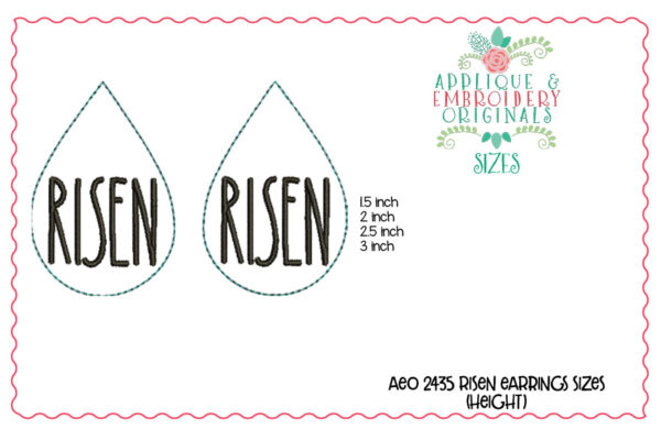 2437 Easter Earring Set ONE - Image 2