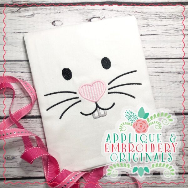 2439 Bunny Face All-In-One Applique Design - Image 3