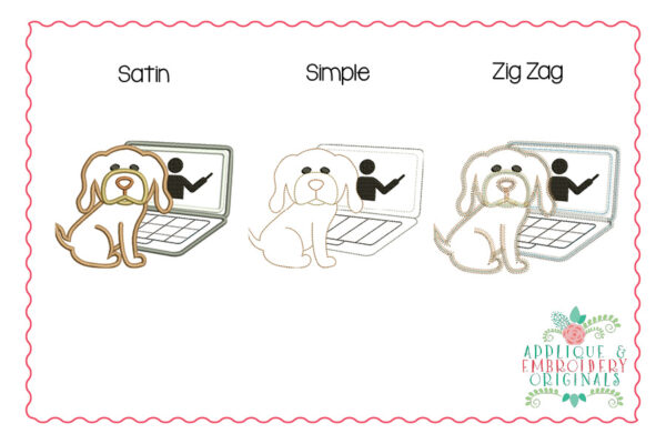 2711 Puppy Virtual Learner All-In-One Applique Design - Image 3