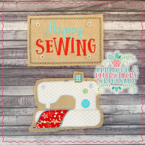 2716 Sewing Machine & Plaque Interchangeable for Gnome In-The-Hoop ...