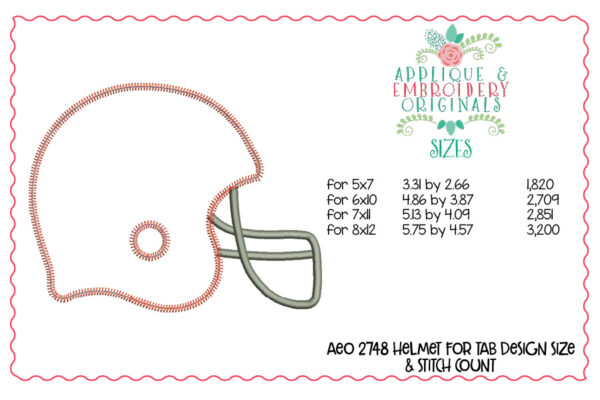 2748 Helmet Interchangeable Tab Design - Image 6