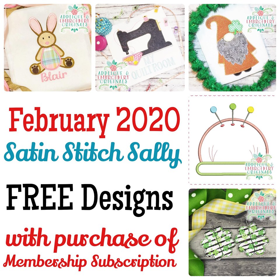 Embroidery kit 'Satin stitch' - Daphne's Diary