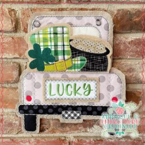 2942 Leprechaun Hat and Gold Tab Interchangeable Design for Truck
