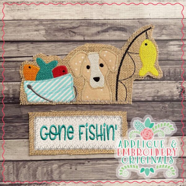 3014 Gone Fishing Tab Interchangeable Design for Truck - Image 3