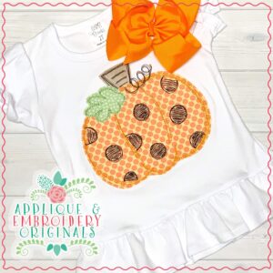 3036 Sketch Pumpkin Vibes Applique Design