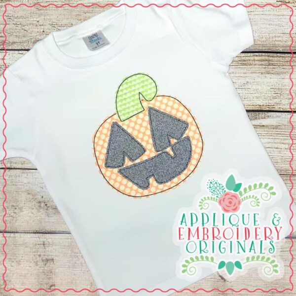 3047 Jack O Lantern Applique Design - Image 2