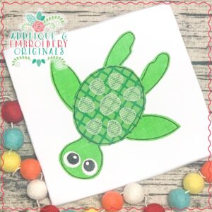 2669 Turtle Boy Applique Design