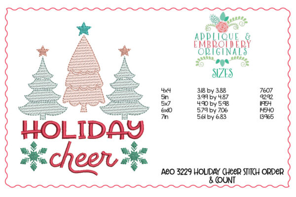 3234 Christmas Sketch Design Set - Image 6