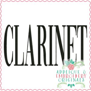 3527 CLAIRNET Embroidery Design