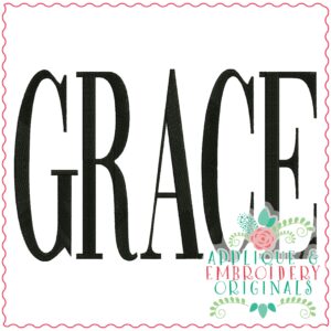 3463 GRACE Embroidery Design