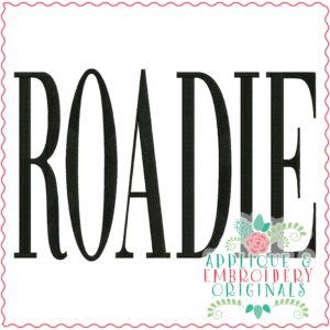 3537 ROADIE Embroidery Design