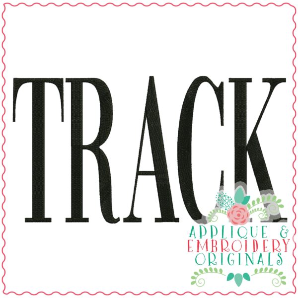 3517 TRACK Embroidery Design