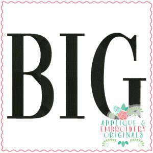3607 BIG Embroidery Design
