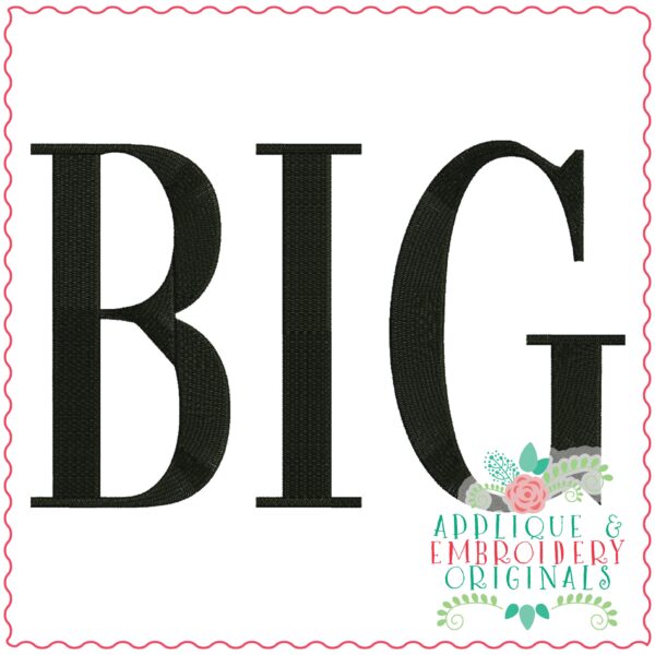 3607 BIG Embroidery Design