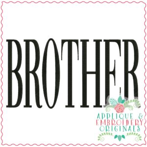 3625 BROTHER Embroidery Design