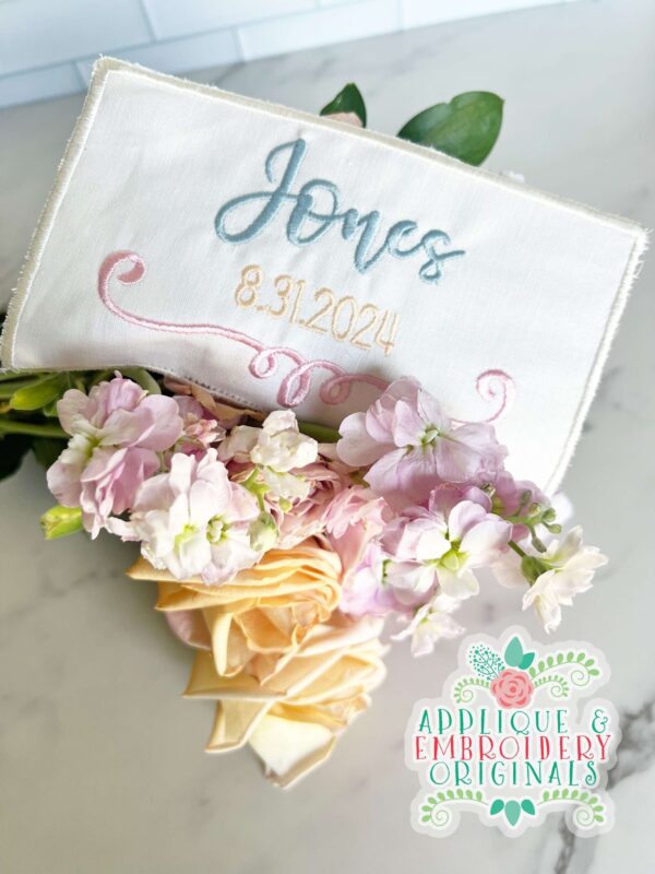 3930 Bouquet Wrap 4 In-The-Hoop Design