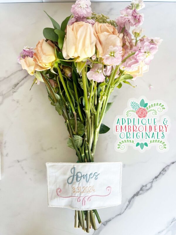 3930 Bouquet Wrap 4 In-The-Hoop Design - Image 5