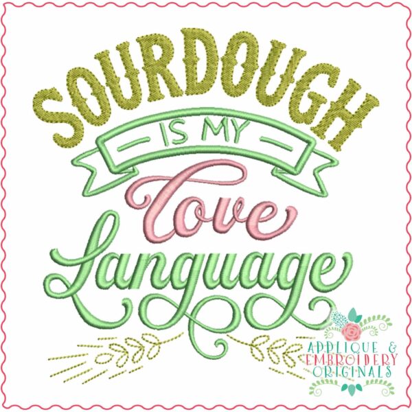 4034 Love Language Embroidery Design - Image 2