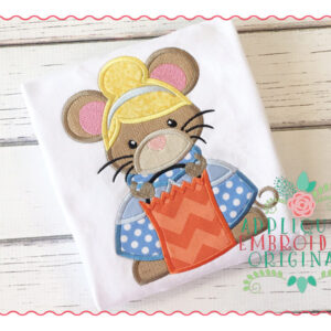 012 Halloween Mouse Cinderella Applique Design