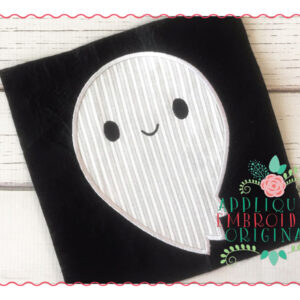 018 Ghost Baby Boy Applique Design