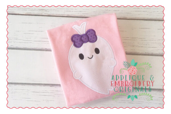 015 Ghost Baby Girl Applique Design