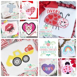 2895 Valentine 2021 All-In-One Applique Design Set