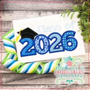 1950 Class of 2026 Applique Design