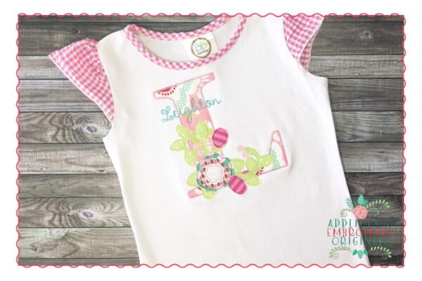 212 Rosey Alpha Monogram Applique Font - Image 3
