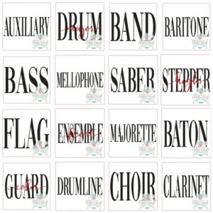 3546 BAND Set Embroidery Design