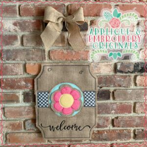 2054 Welcome Interchangeable Door Hanger