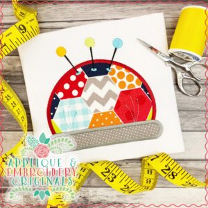 2412 Pin Cushion Applique Design