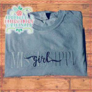 3323 Mississippi Embroidery Design