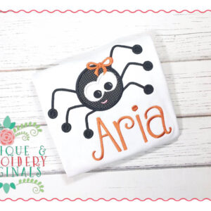 028 Spider Girl Applique Design