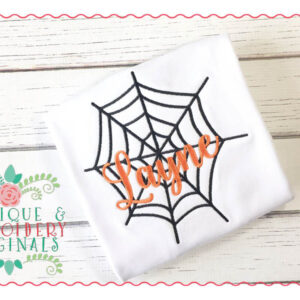029 Spider Web Embroidery Design