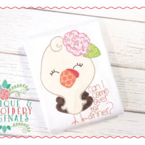 049 Come For Dinner Turkey Applique Design