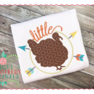 057 Little Turkey Applique Design