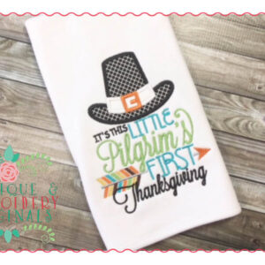 058 Pilgrim's First Thanksgiving Applique Design