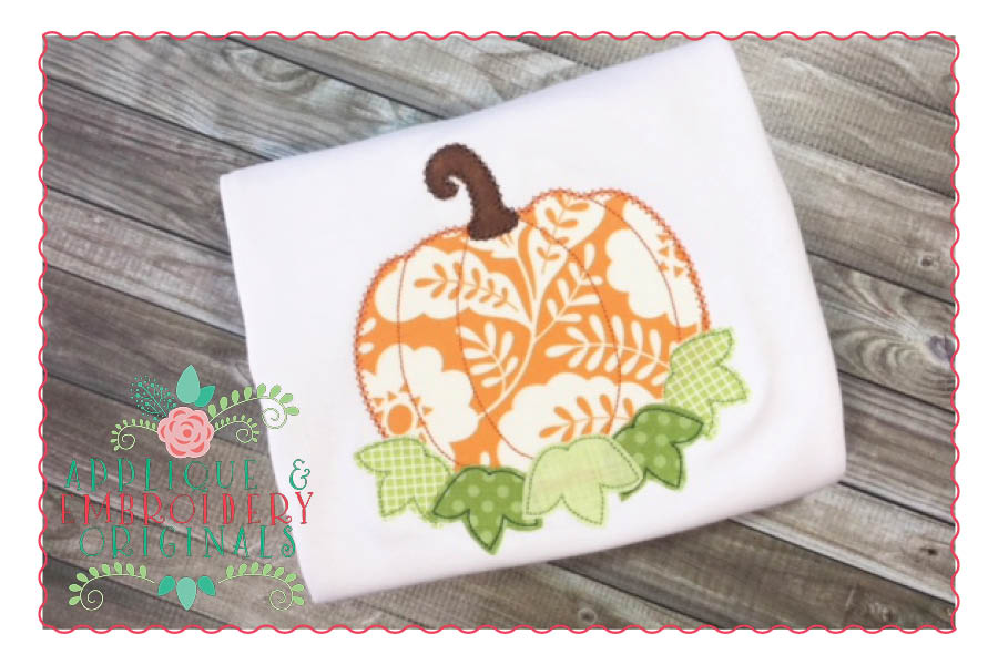 AEO 062 Pumpkin with Frayed Leaves