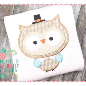 072 Pilgrim Owl Applique Design