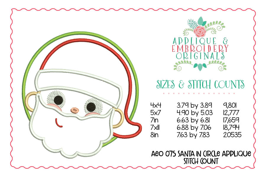 AEO 075 Santa in Circle