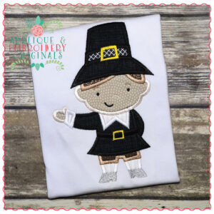1210 Pilgrim Boy Applique Design