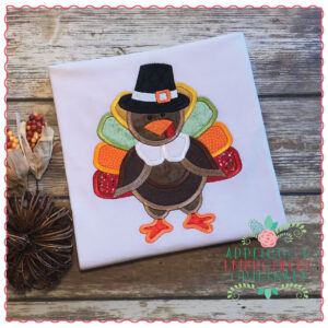 1211 Pilgrim Tom Turkey Applique Design