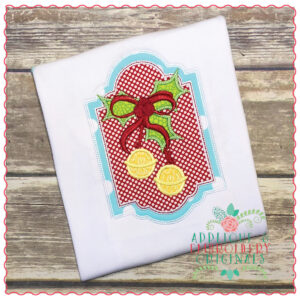1227 Jingle Bells Block Christmas Applique Design